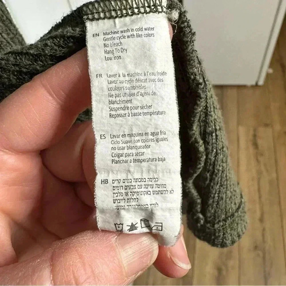 Streetwear Society Cardigan  Long Slouchy Green Size Medium - Picture 10 of 16